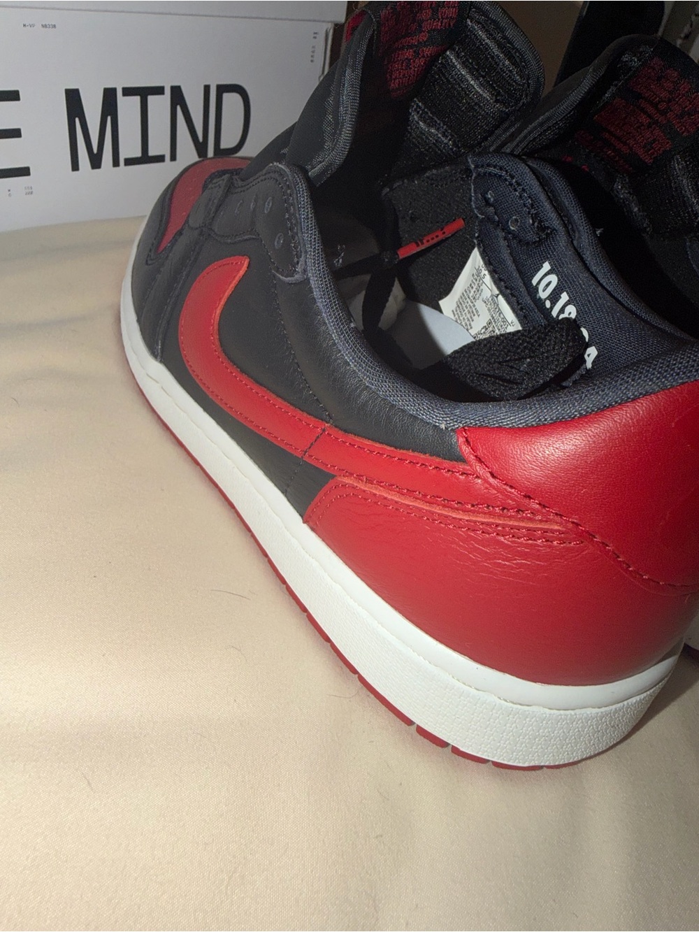Jordan 1 Low OG “Banned” (Men’s 10.5) - Picture 7 of 8